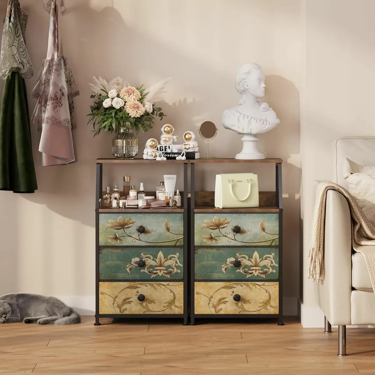 Chest of Drawers Bedroom Furniture with 3 Bedside - Image 4