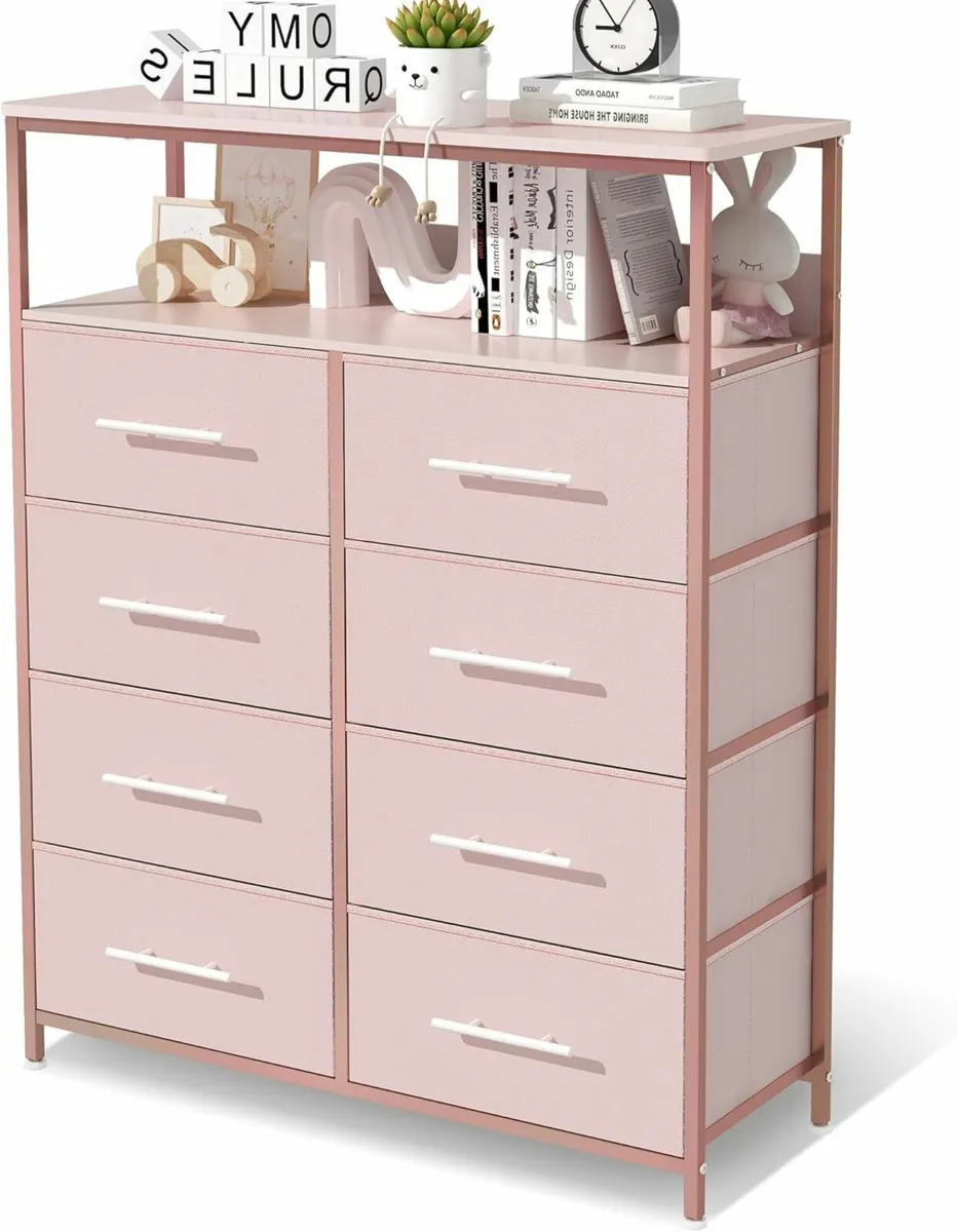 Chest of Drawers Dresser for Bedroom with 8 - Image 1
