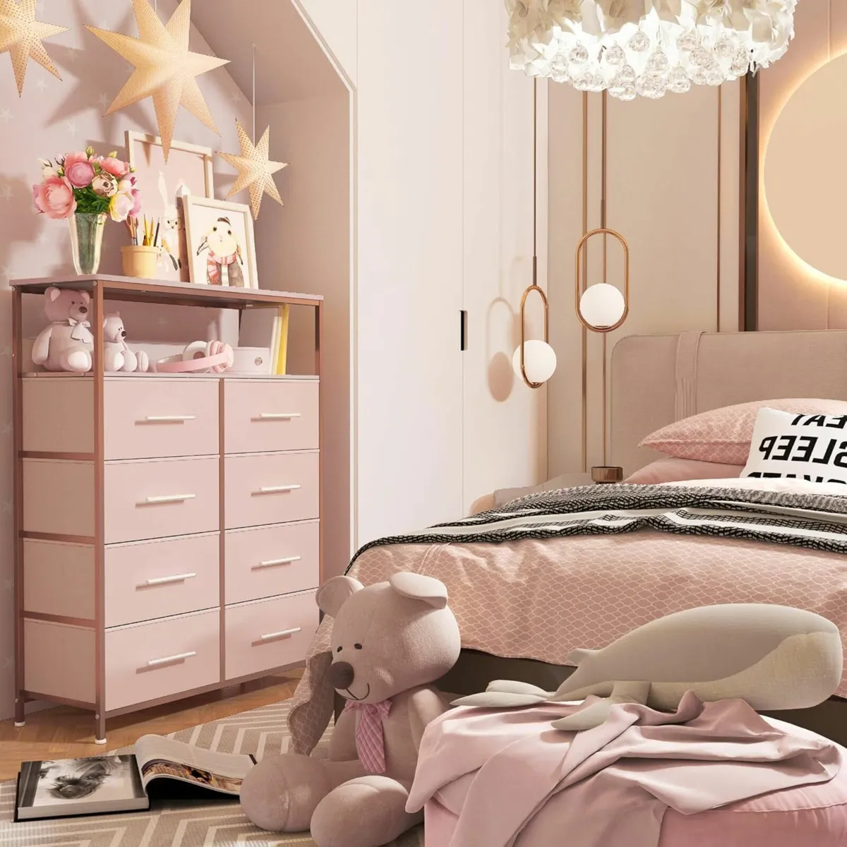 Chest of Drawers Dresser for Bedroom with 8 - Image 2