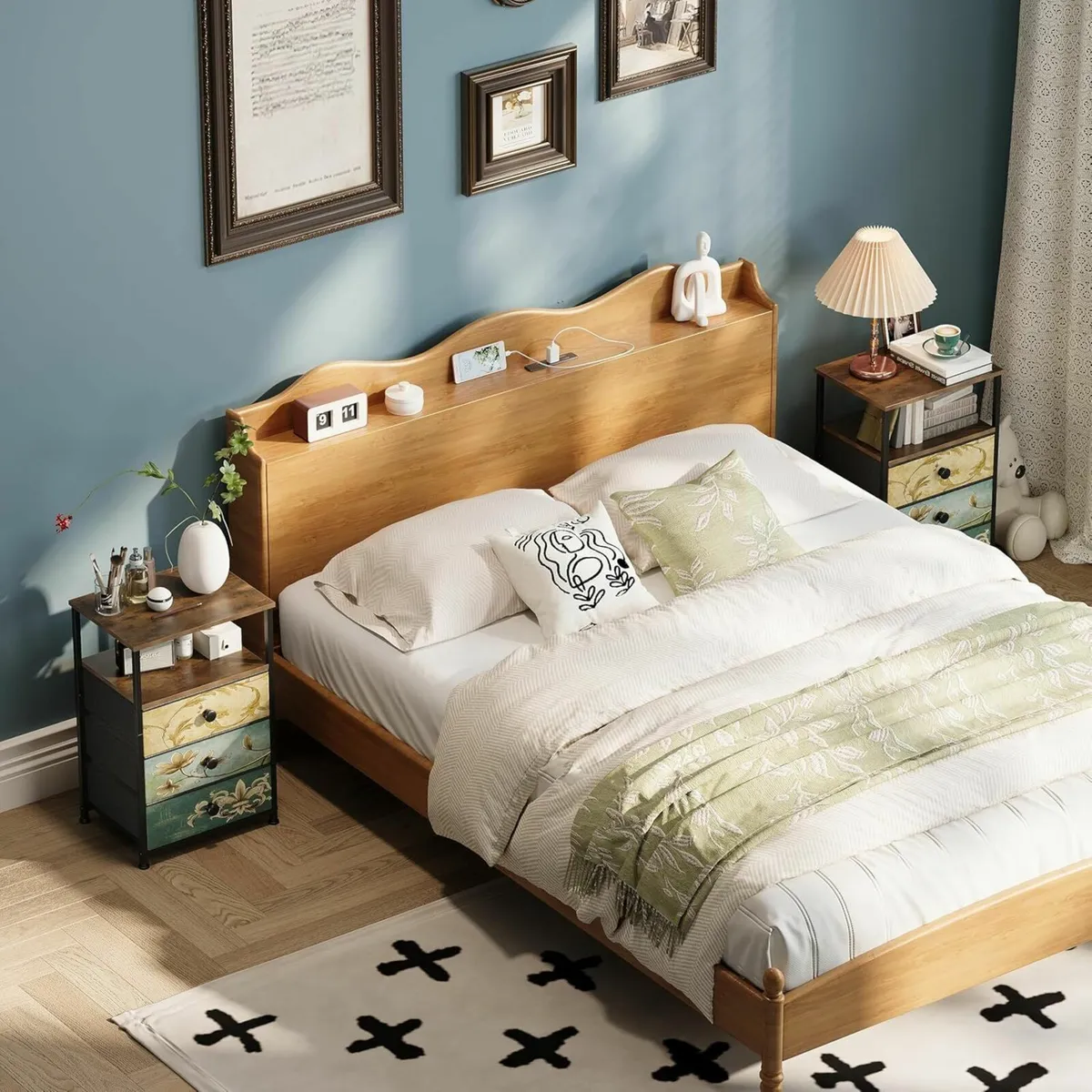 2 Sets Chest of Drawers with Open Shelf Dresser - Image 4