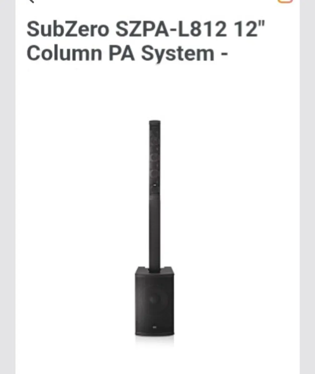 PA system with mixer - Image 1