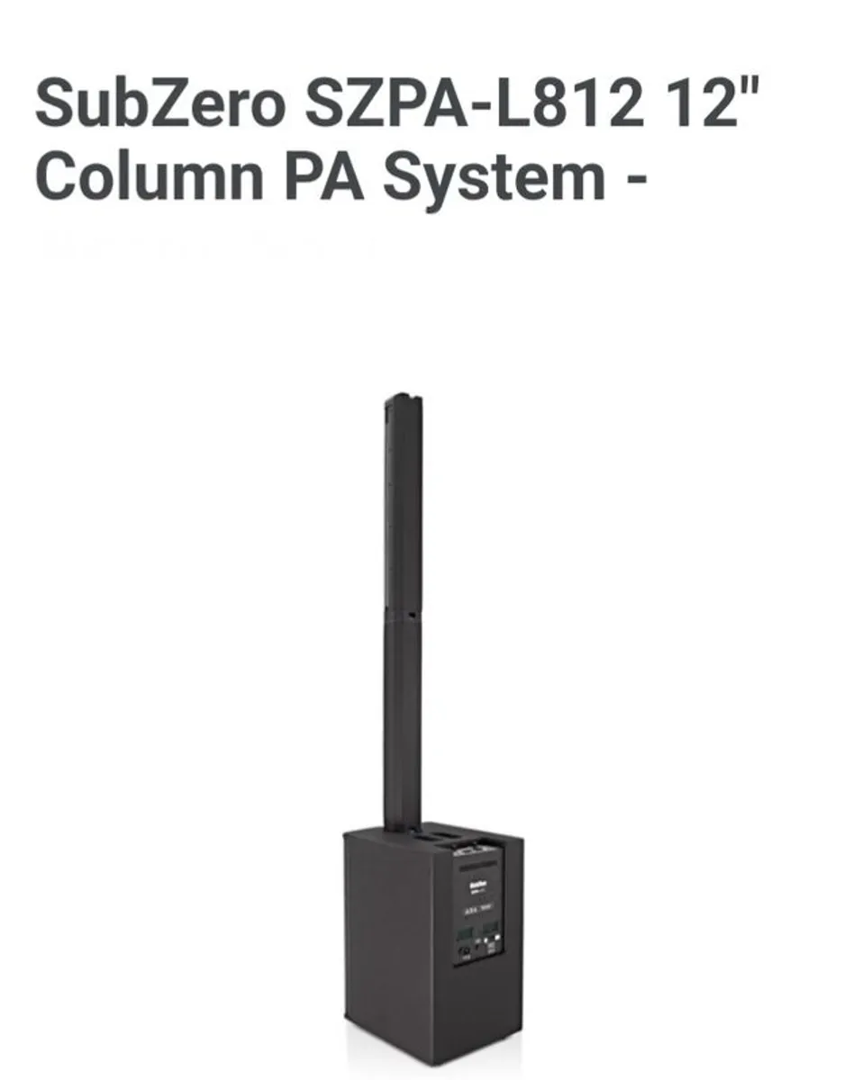 PA system with mixer - Image 2