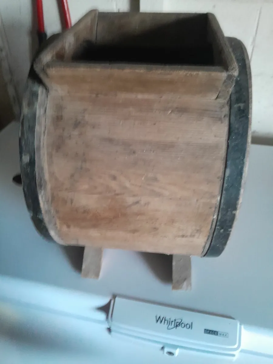 Vintage  wooden butter  churn - Image 4