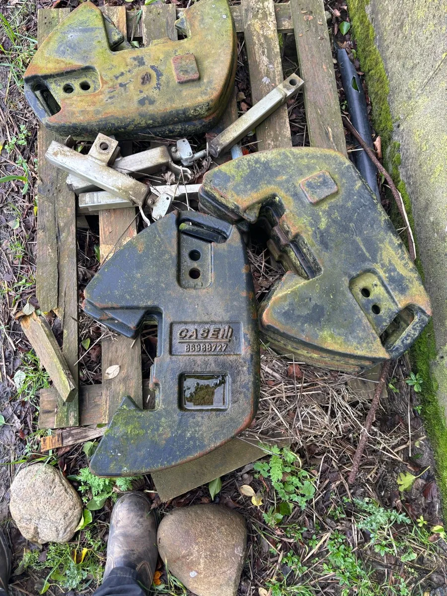 Case tractor weights