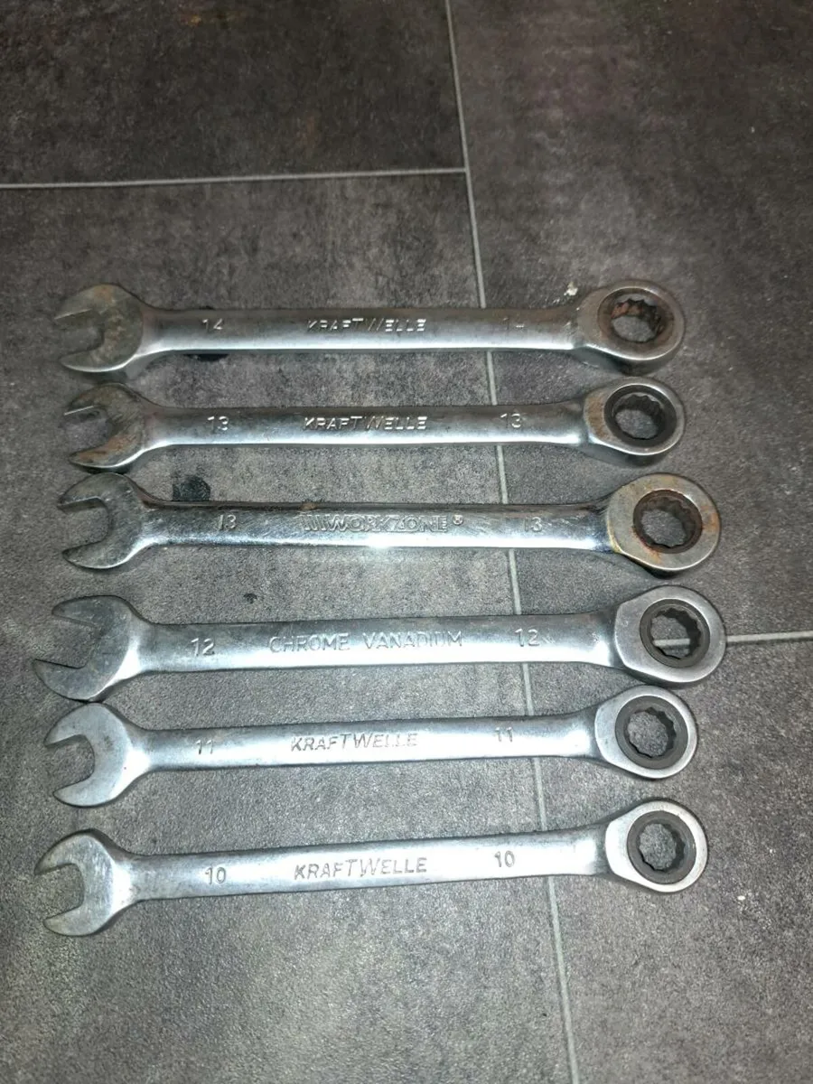 6 ratchet  spanner  set - Image 1