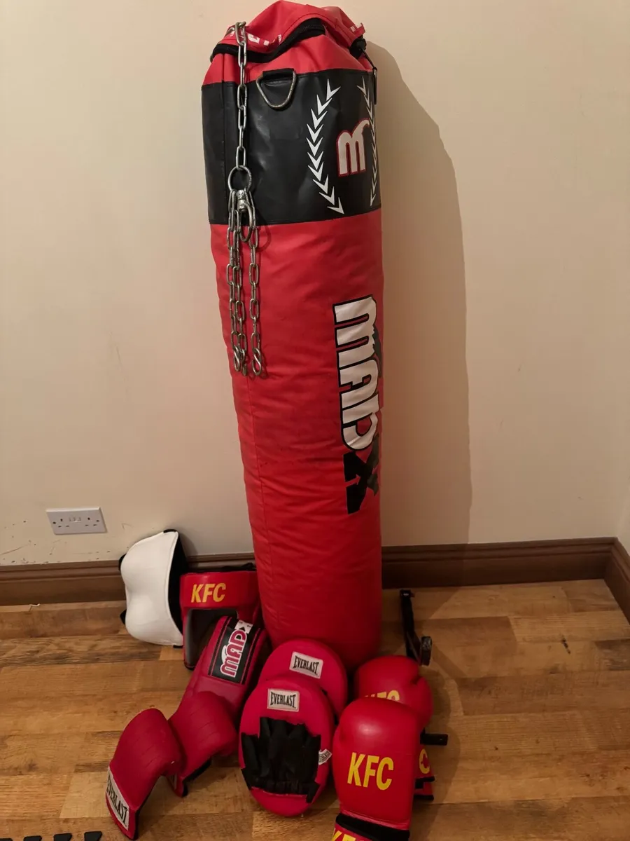Boxing bag & accessories - Image 2