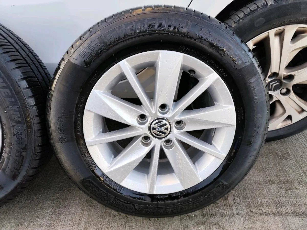 15" VW alloys with Michelin tyres - Image 2