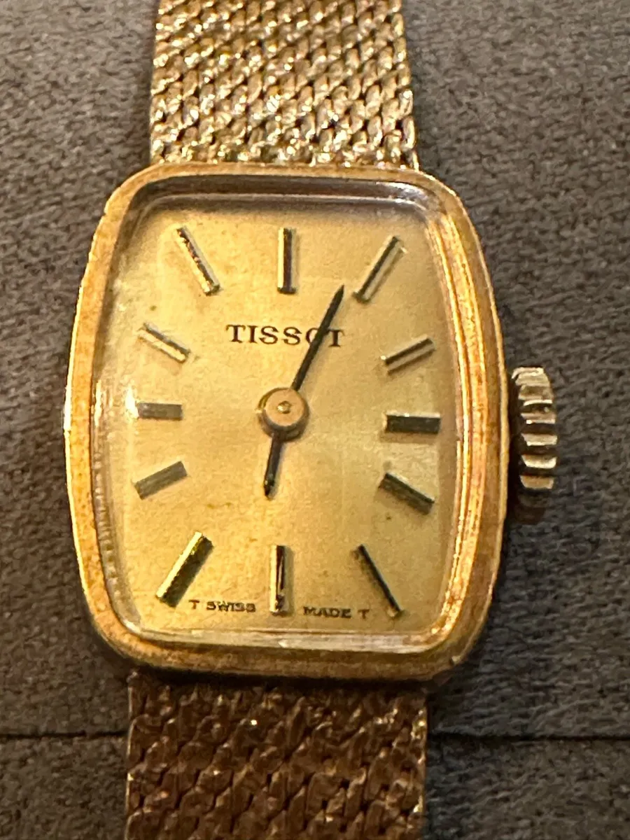 Vintage 9ct Gold Tissot Ladies Watch 22.53g - Image 2