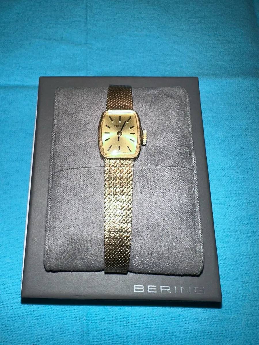 Vintage 9ct Gold Tissot Ladies Watch 22.53g - Image 3