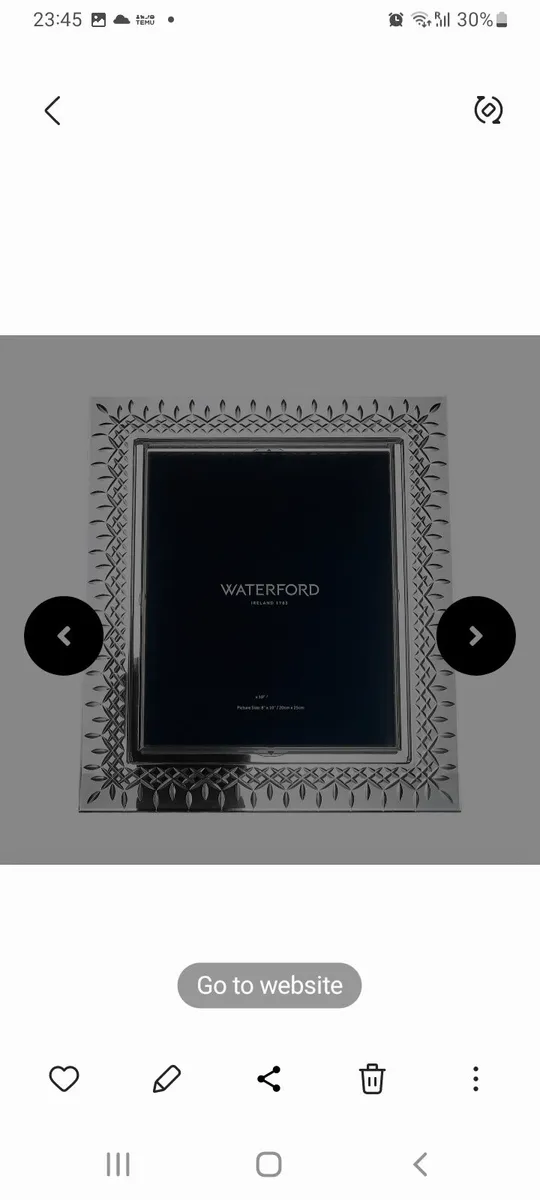 Waterford Crystal Frames - Image 1