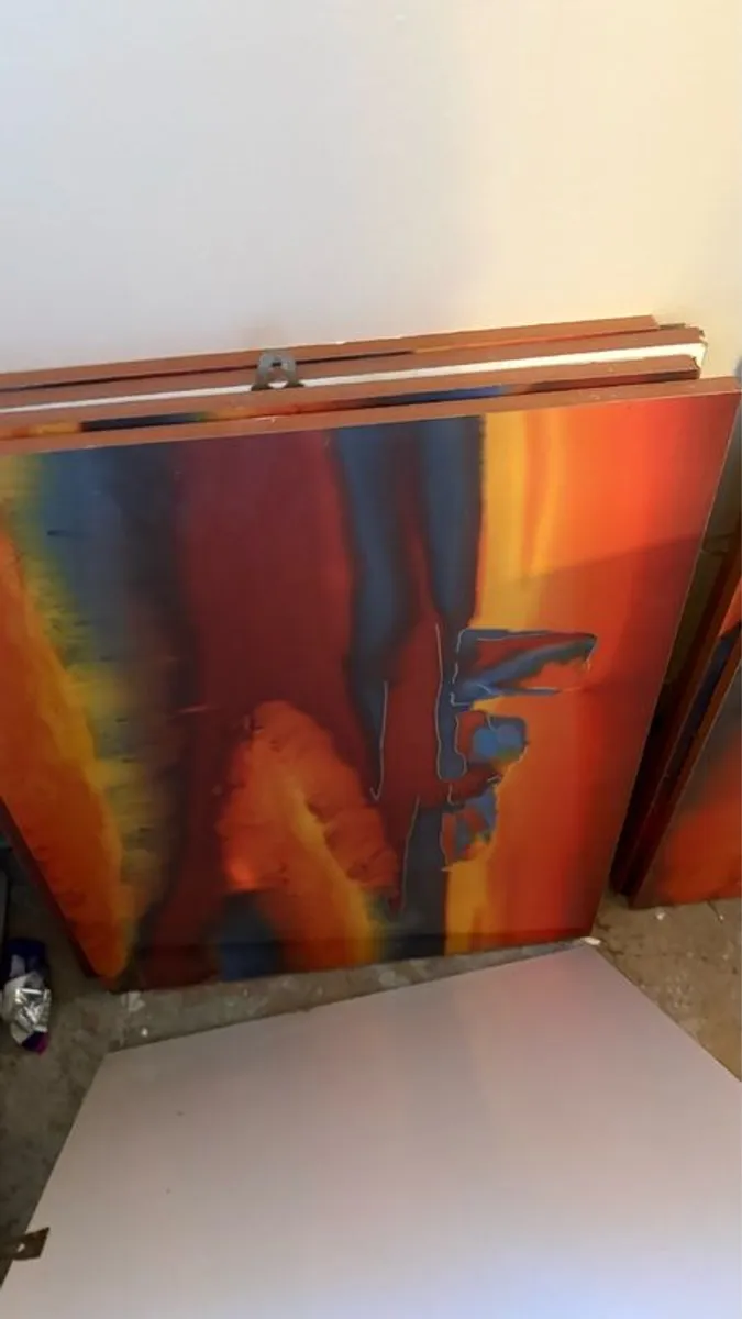 8x painting pictures signed "H. Greene" - Image 2