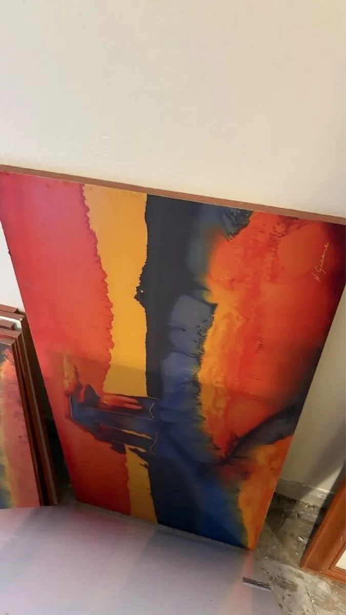 8x painting pictures signed "H. Greene" - Image 4