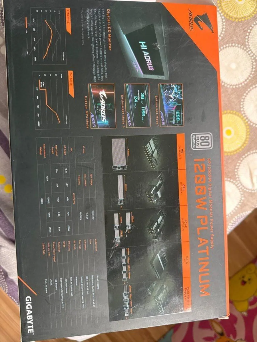 AORUS AP1200PM Power Supply - Image 2