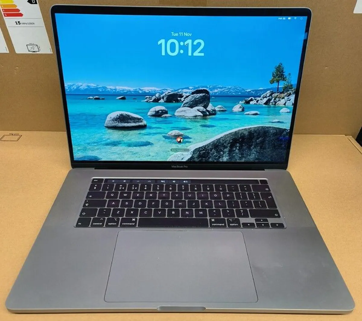 2019 Apple MacBook Pro 16" A2141 i7 9th Gen 2.6GHz, 32GB RAM, 1TB SSD, Gray Latest macOS Tahoe 26.1 (Battery Cycle: 744) - Image 2