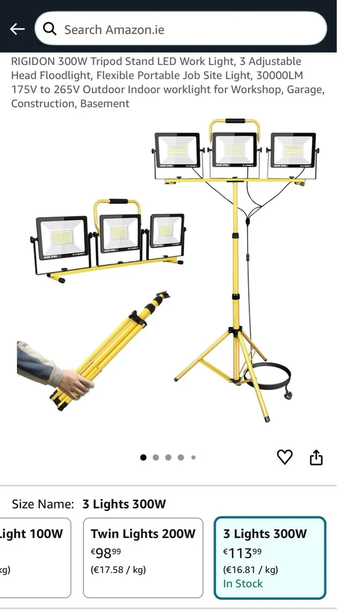 Tripod lights - Image 1