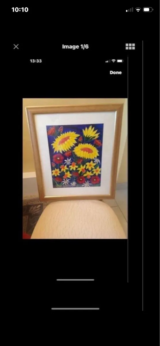 Sunflowers- Vintage Simone Walsh Original - Image 1