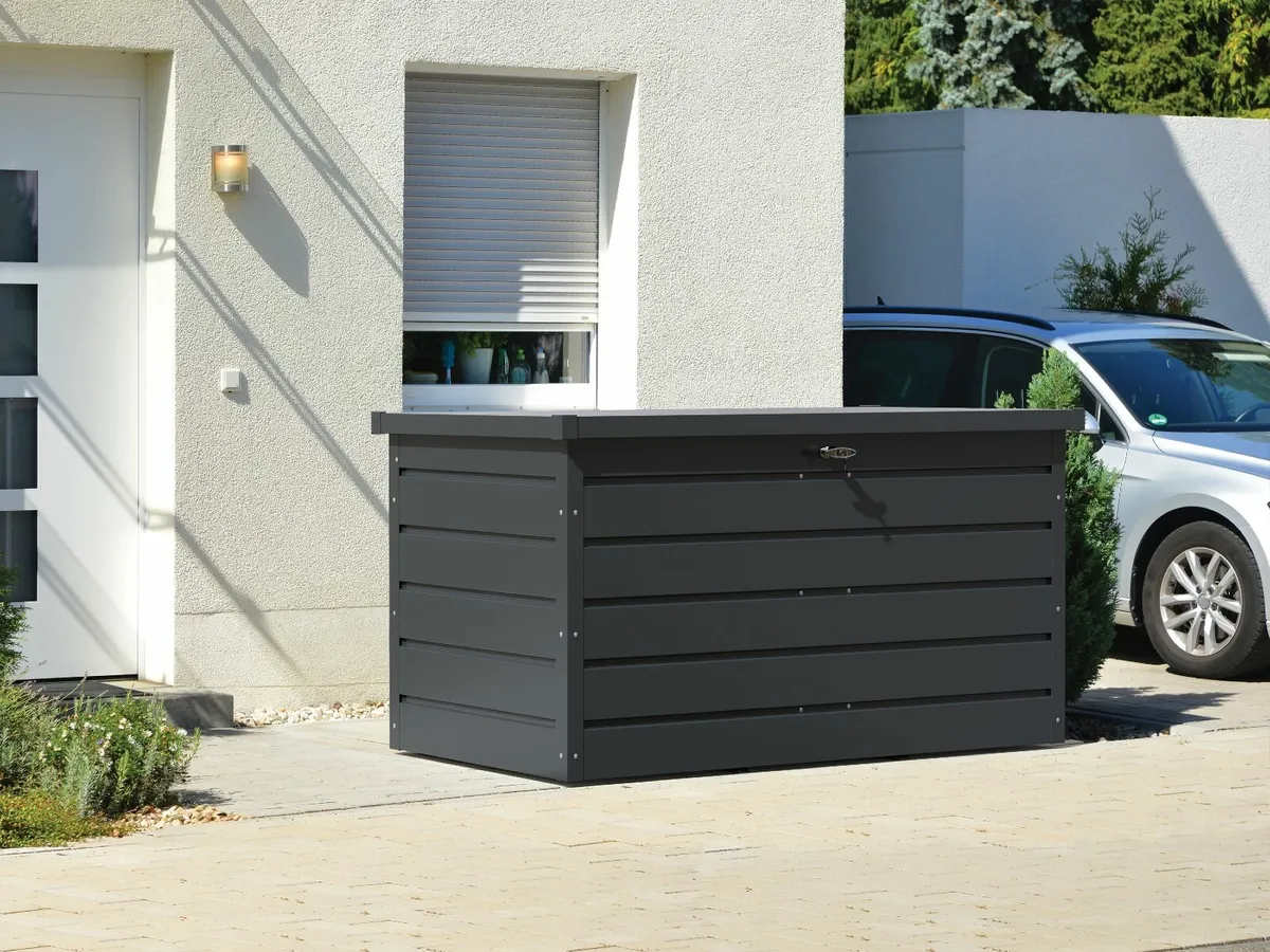Palladium Large 856 Ltr Steel Patio Storage Boxes - Image 4