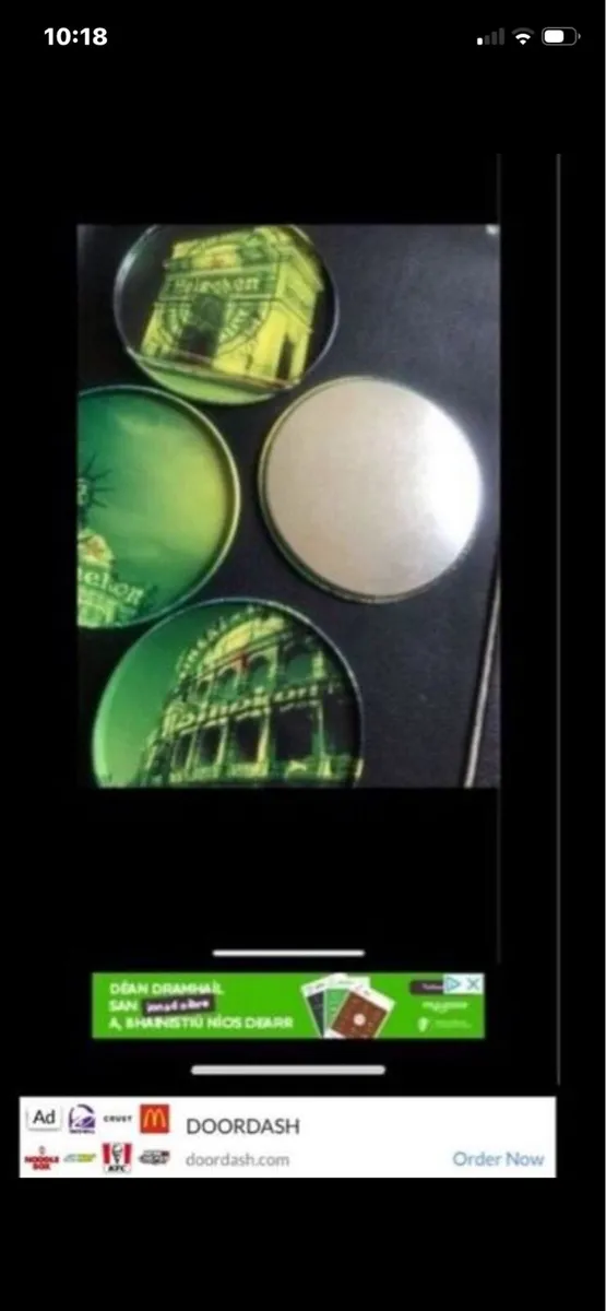 Heineken Metal Coasters (4) - Image 4