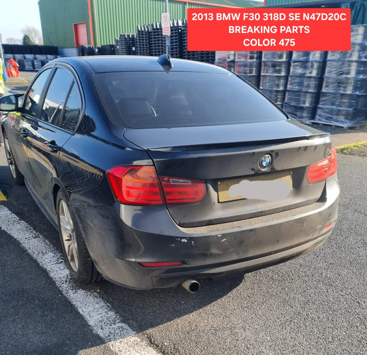 2013 BMW F30 318D SE SPORT N47D20C  BREAKING PARTS - Image 3