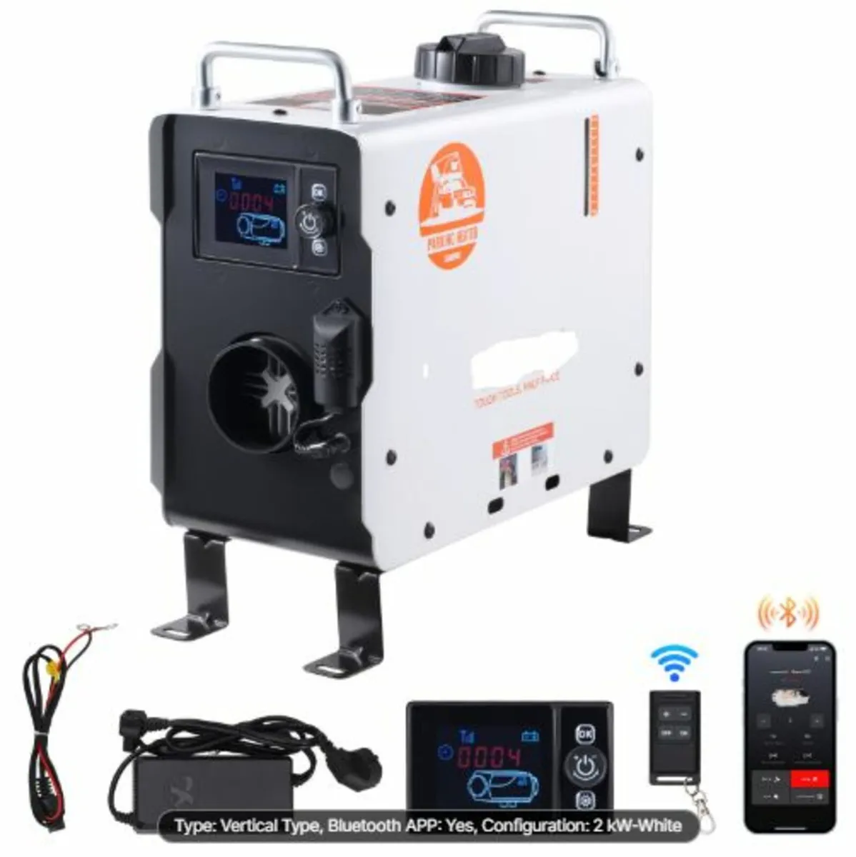 2KW Diesel Heater, 12V/24V All in One Diesel Air - Image 1