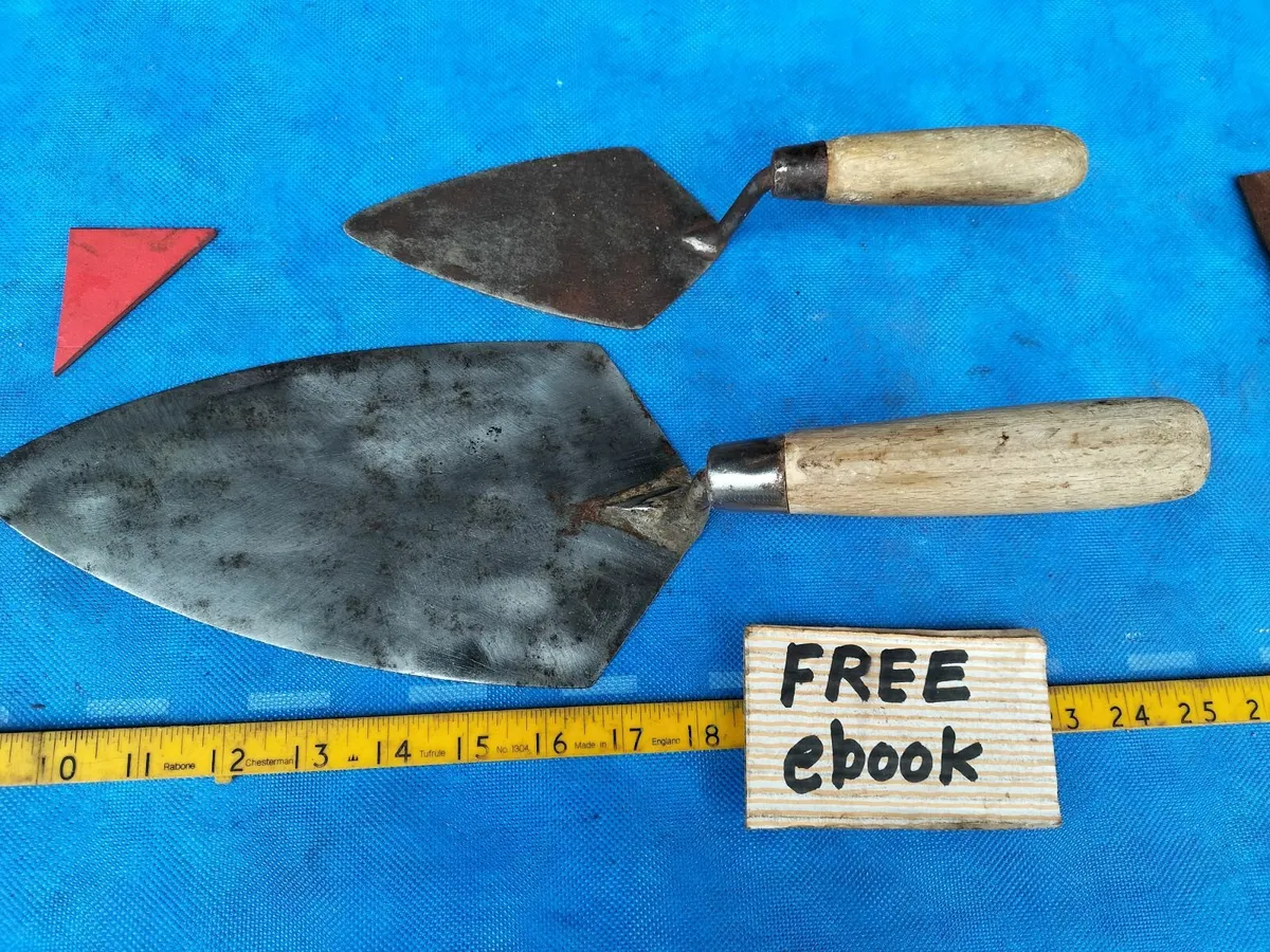 Pair of Builders Trowels - Image 1