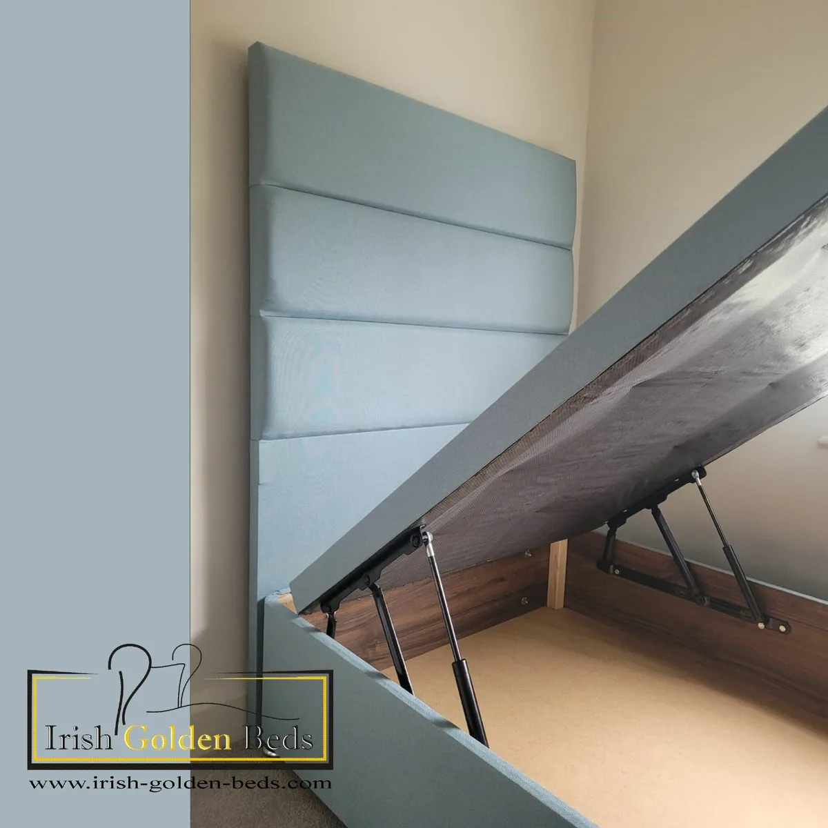 bed frame and headboard, free delivery - Image 2