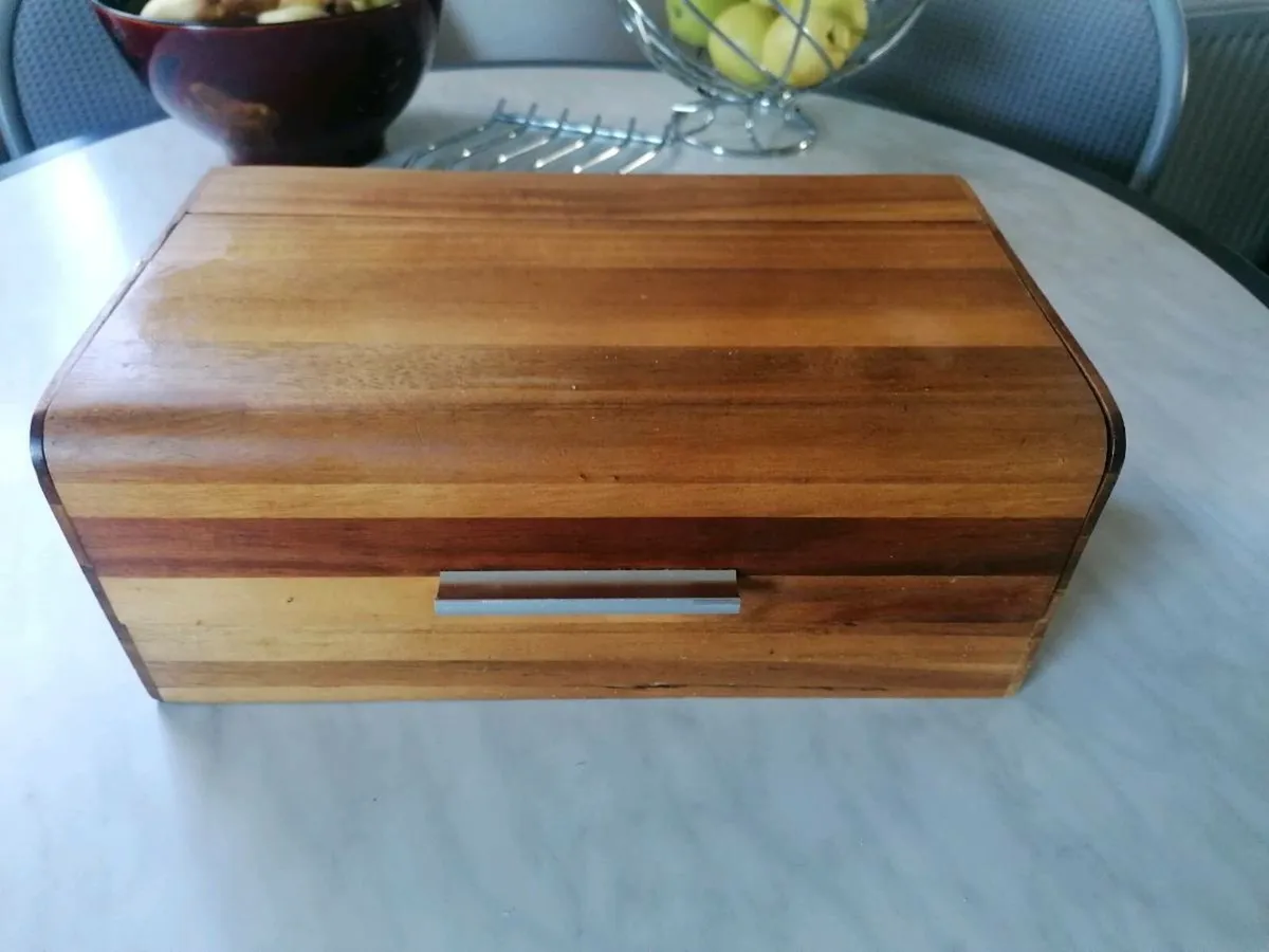 Wooden Bread Box - Image 1