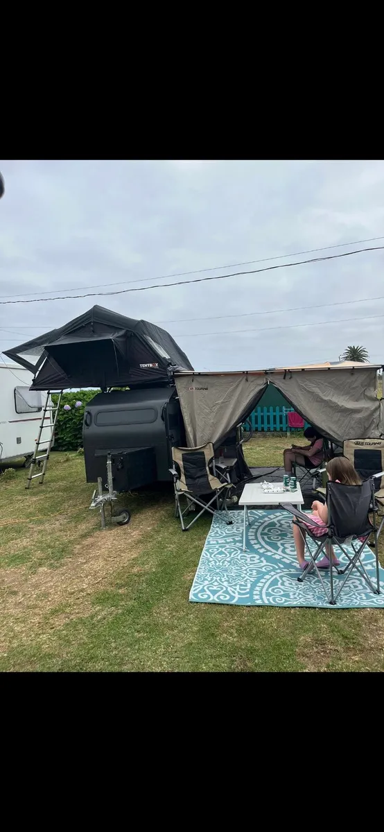 Teardrop caravan off road - Image 1