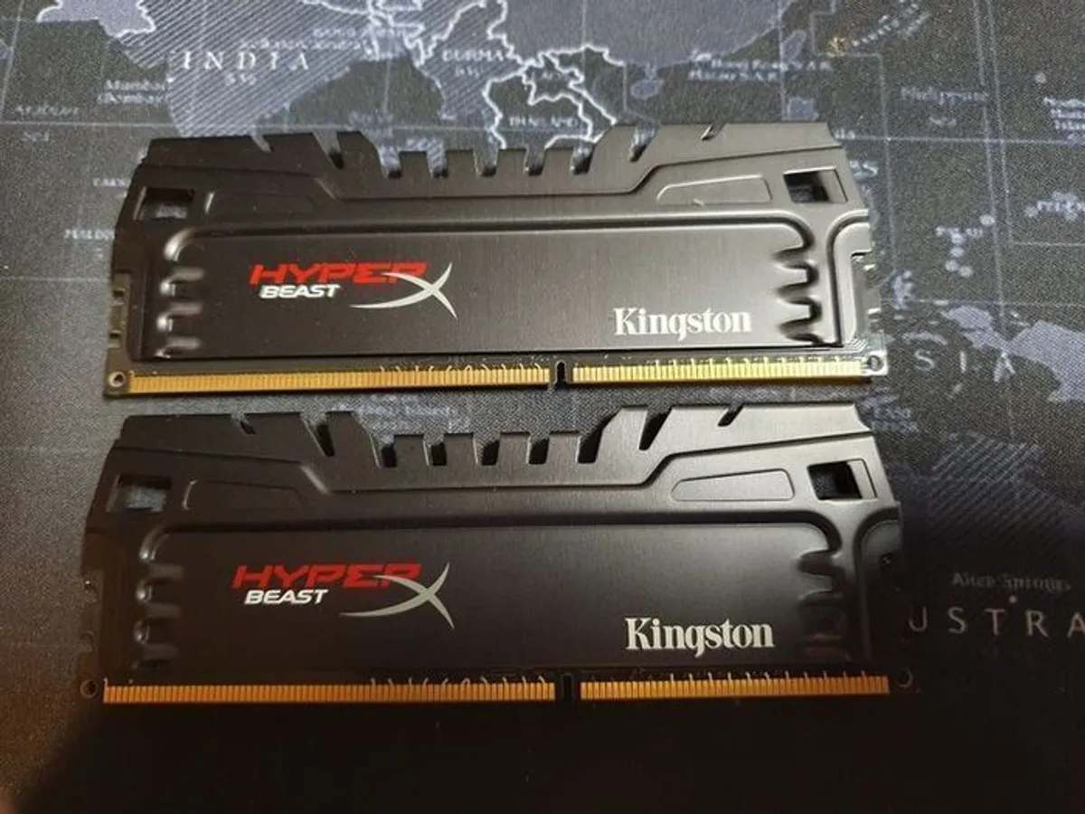 ddr3 kingston hyperx beast 2x4gb (8gb) 2400mhz - Image 1