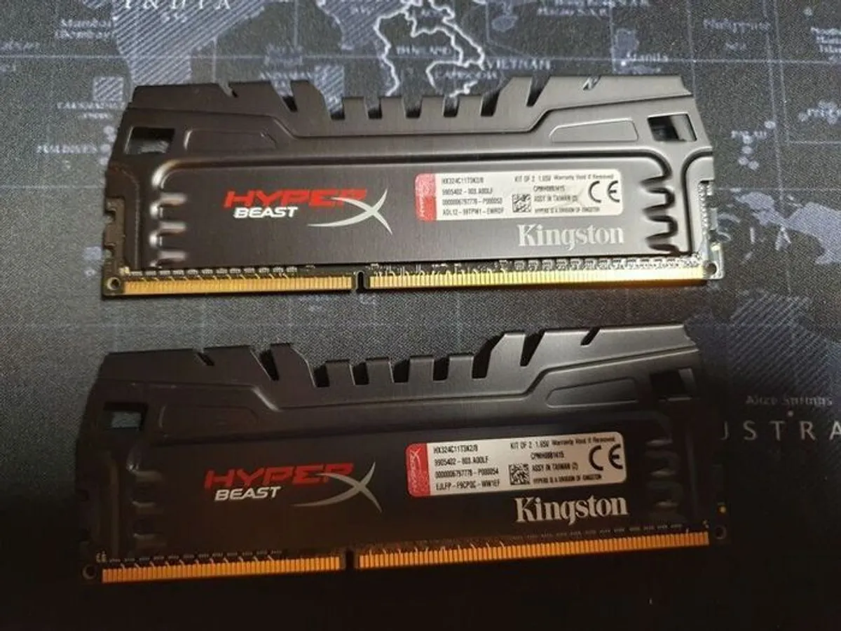 ddr3 kingston hyperx beast 2x4gb (8gb) 2400mhz - Image 2