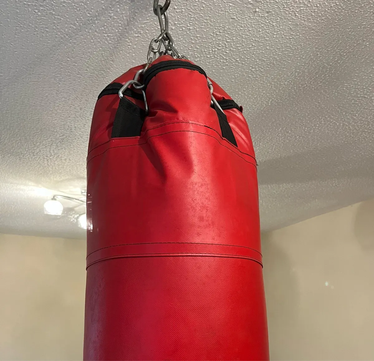 Boxing bag 6ft leather heavy duty - Image 2