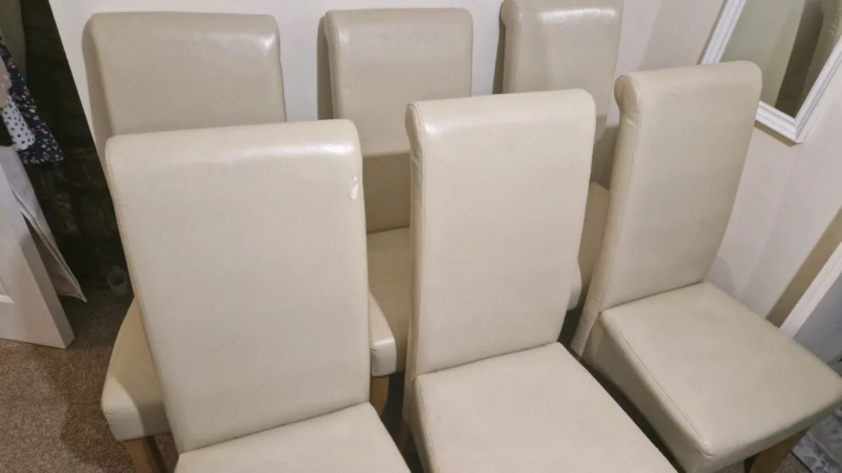 6 dining room chairs - Image 2