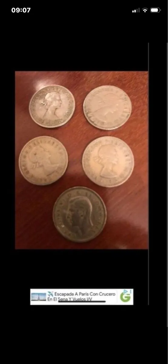 Vintage British Shillings (5) - Image 2