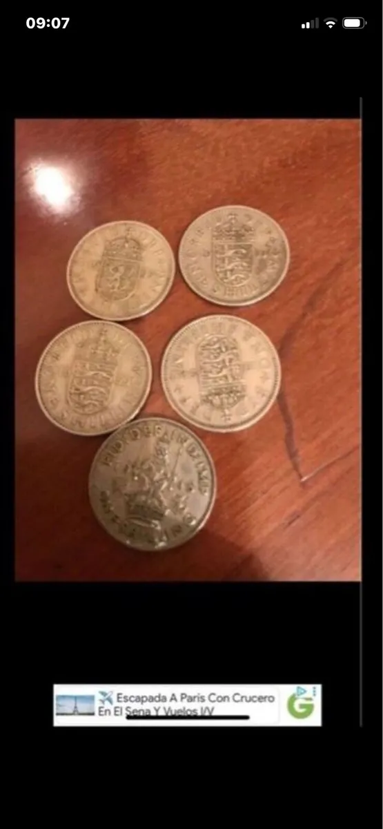 Vintage British Shillings (5) - Image 3