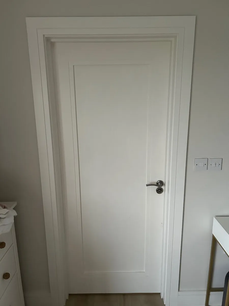Indoor Doors x 3 (1 single and set of double) - Image 2