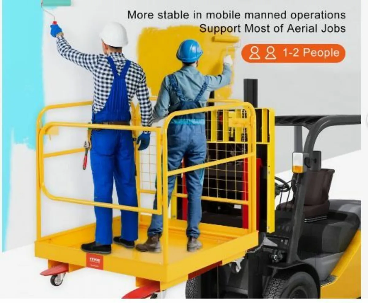 Forklift Safety Cage, 544.3 kg Load Capacity - Image 3