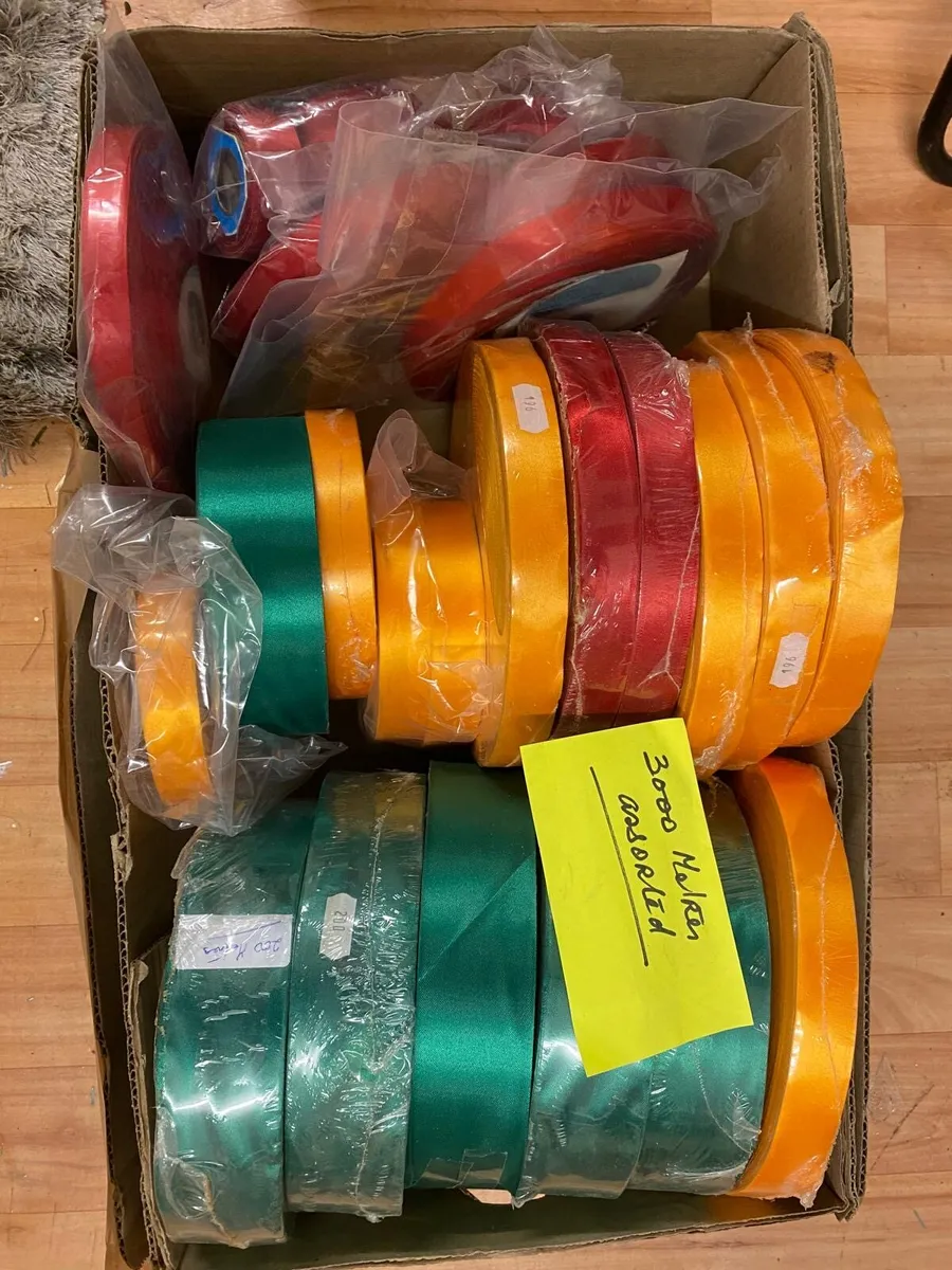 Rosette Ribbon & St. Patrick’s day material - Image 1