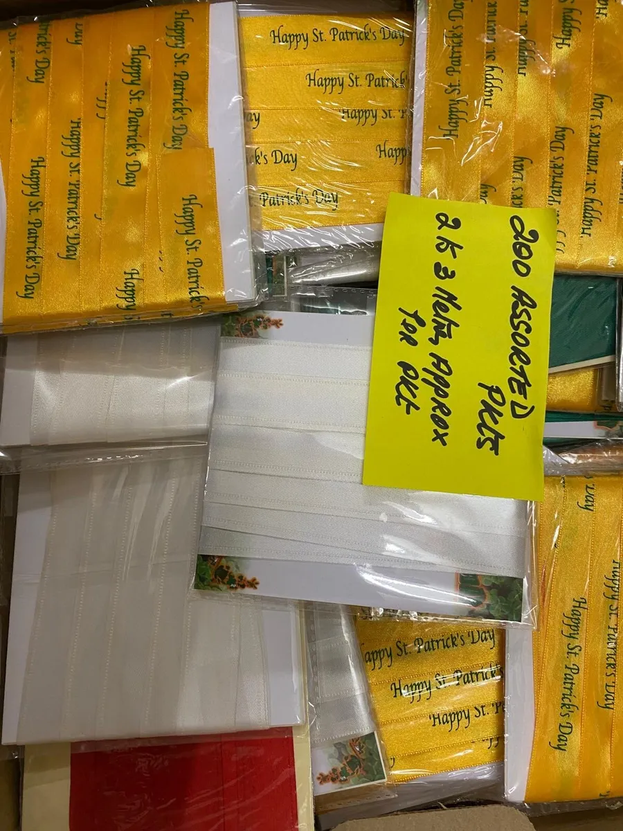 Rosette Ribbon & St. Patrick’s day material - Image 3