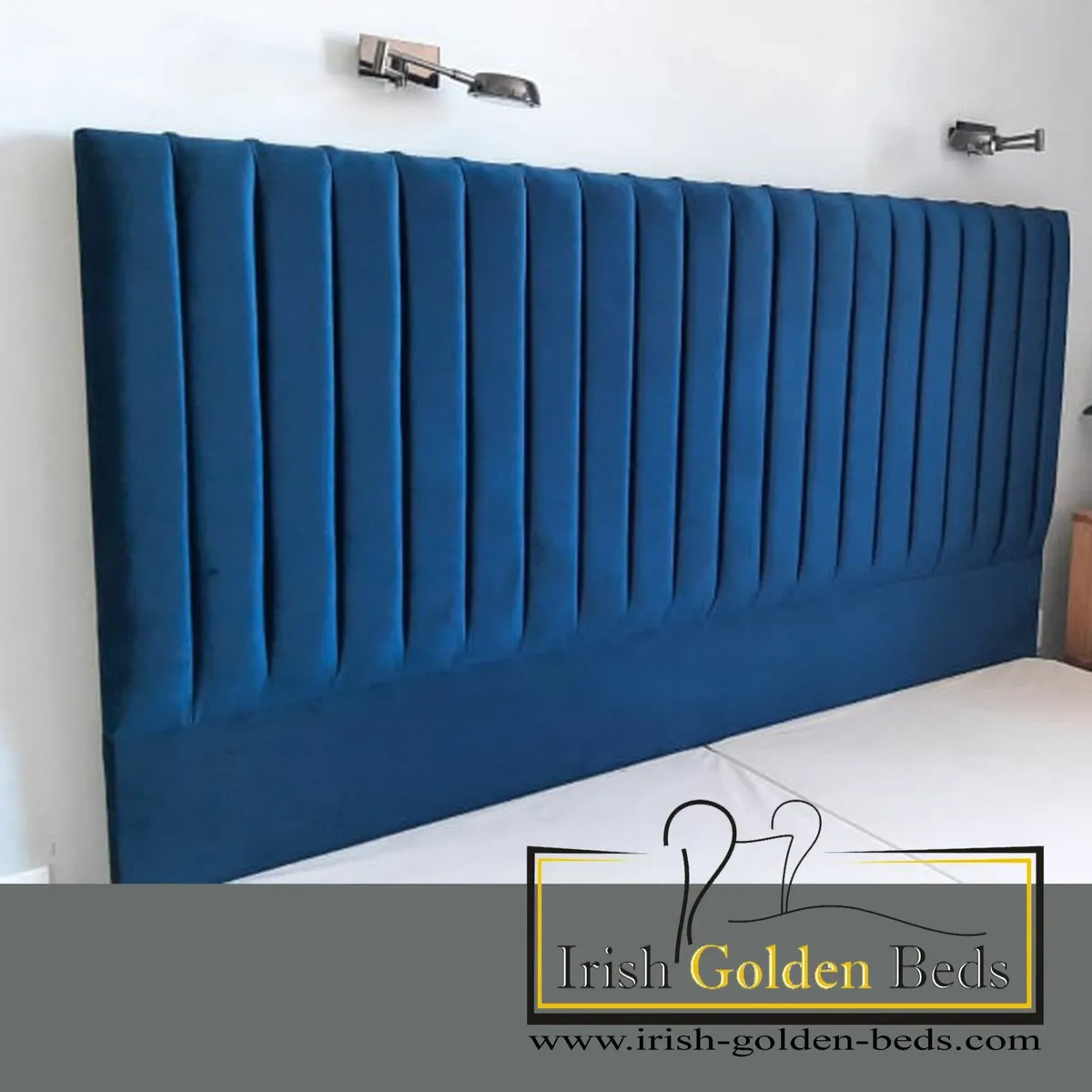 bed frame and headboard, free delivery - Image 1