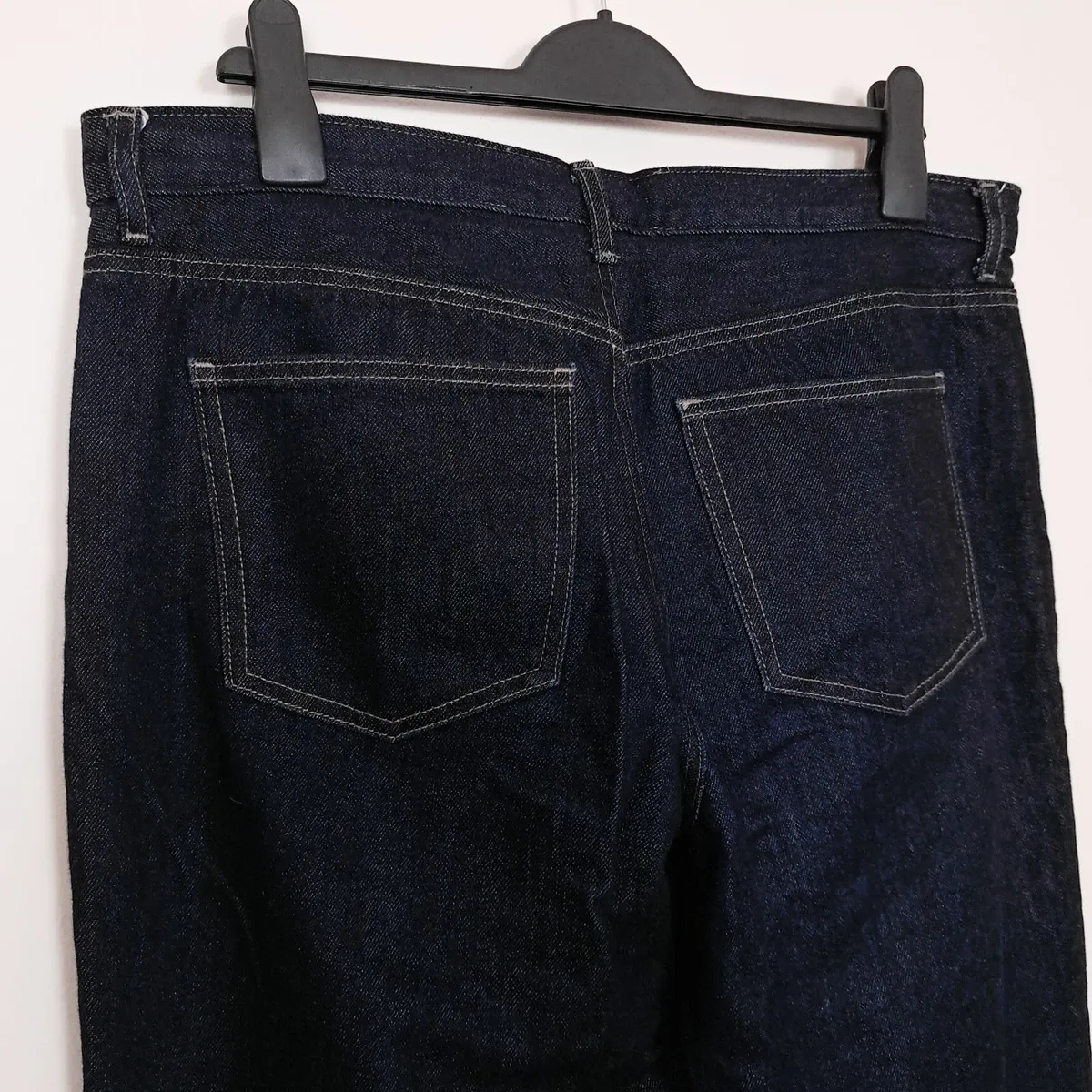 Uniqlo Indigo Blue Low Rise Straight Jeans 16UK - Image 4