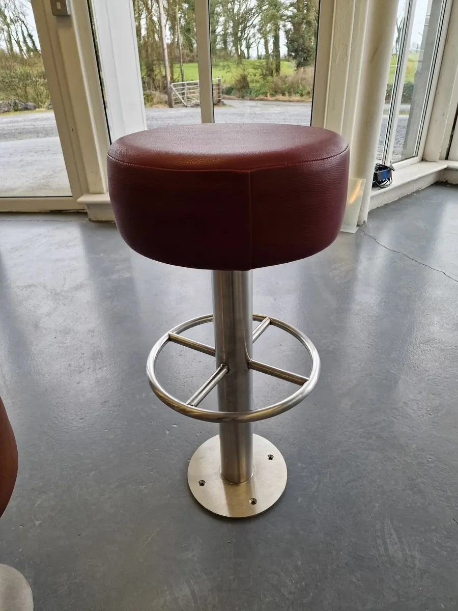 Stainless steel stools - Image 1