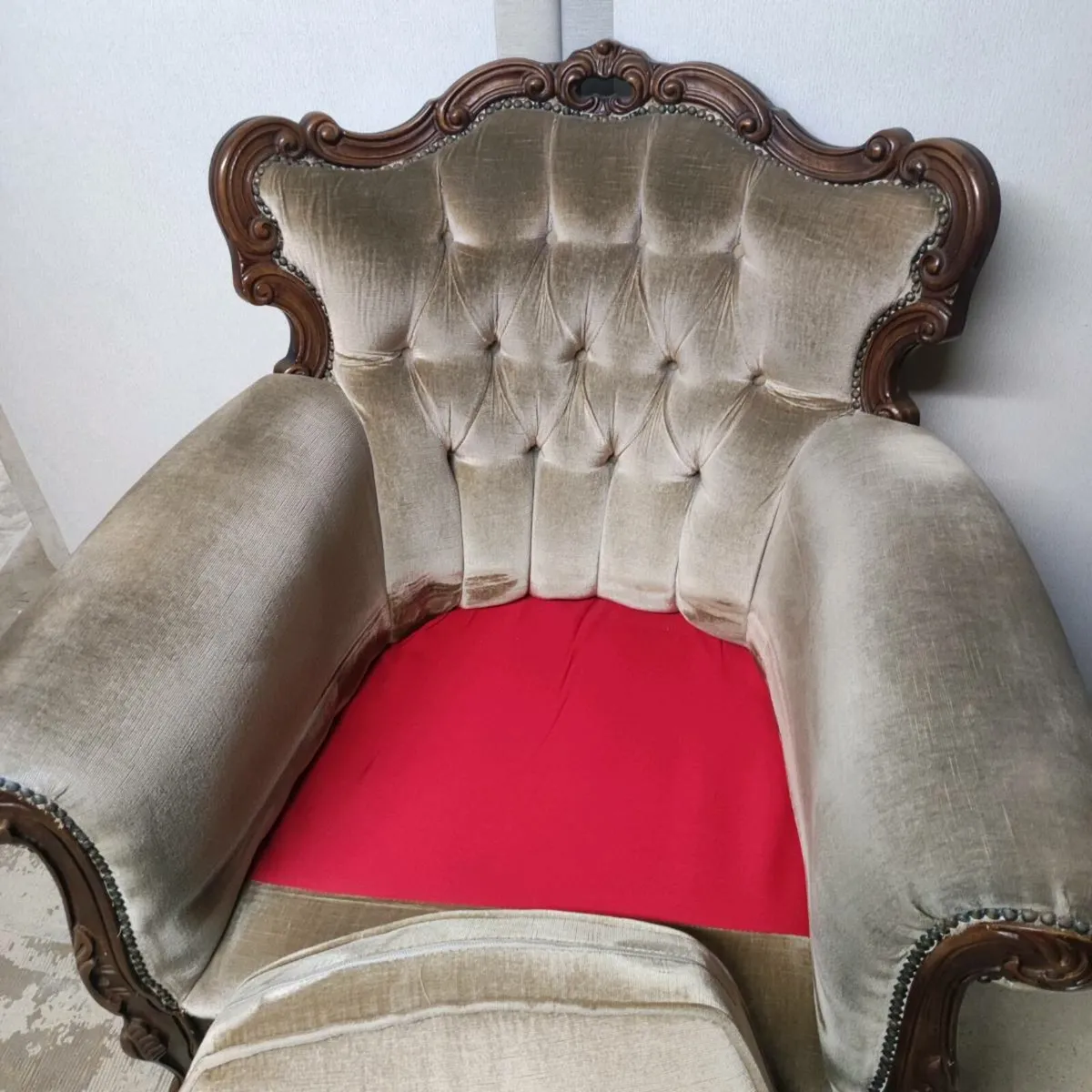 Victorian Classical French armchair🚚 - Image 2