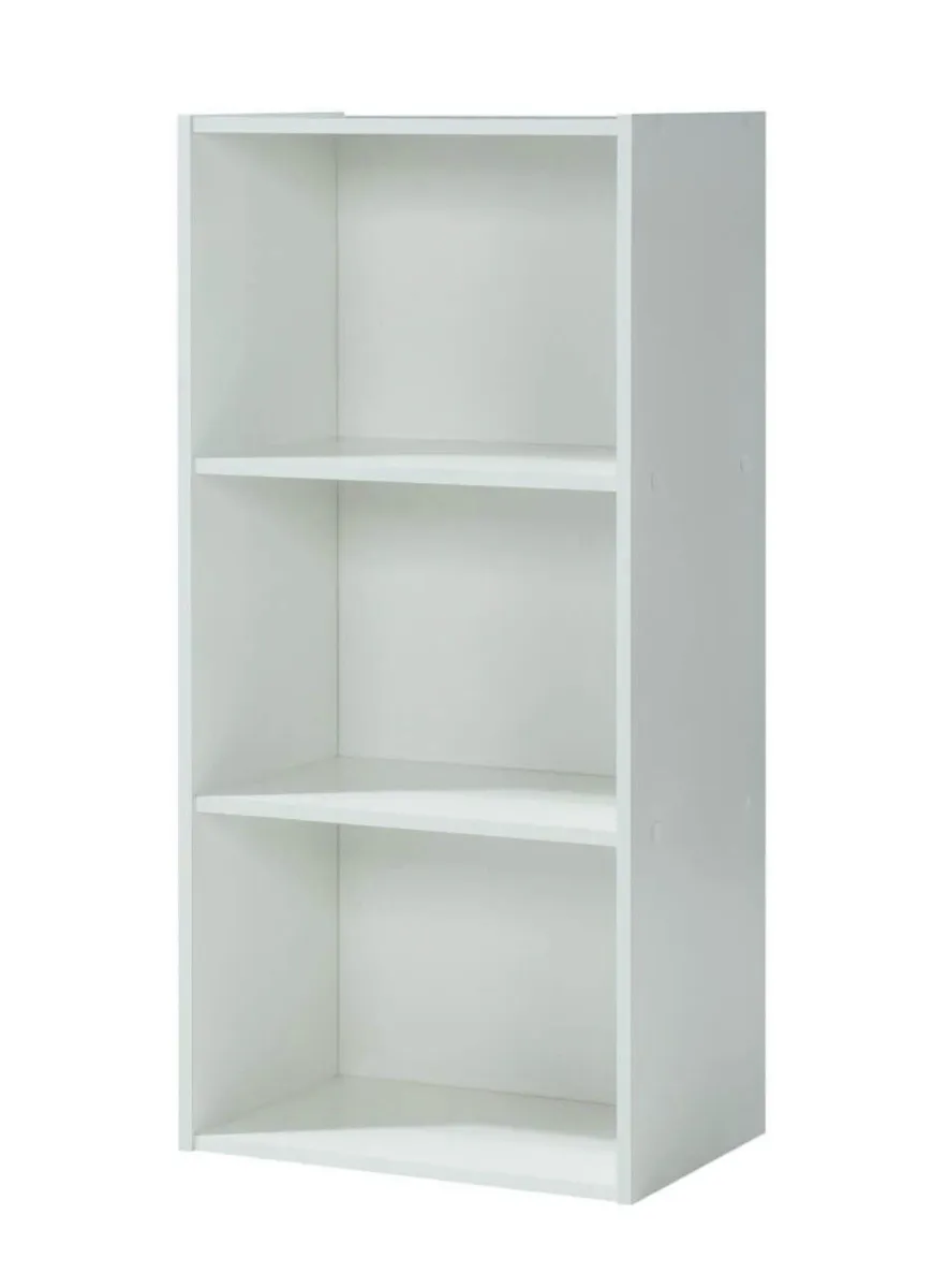 Joe 3 Shelf Unit White - Image 1