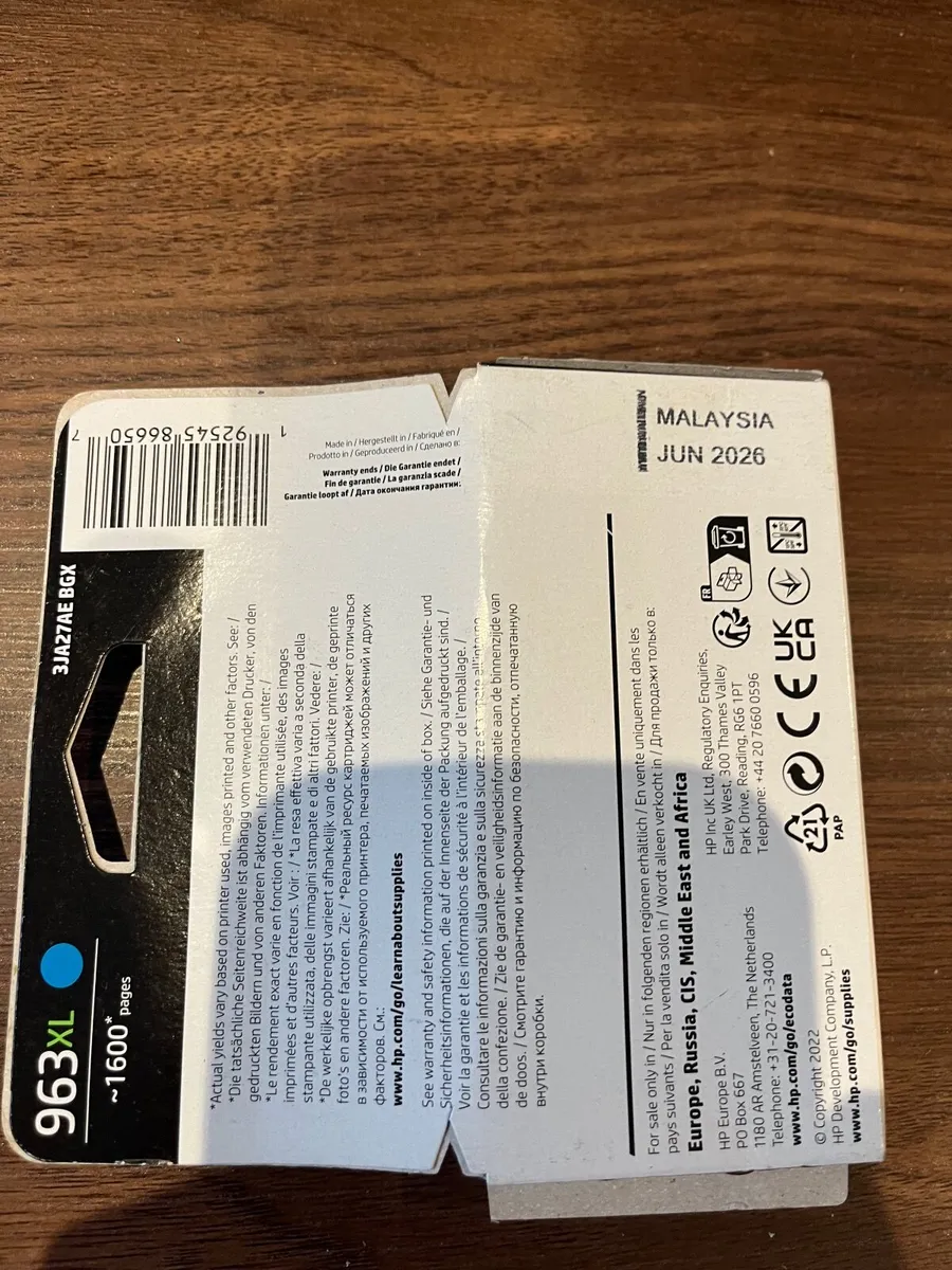 HP 963XL ORIGINAL INK CARTRIDGE HY CYAN - Image 2