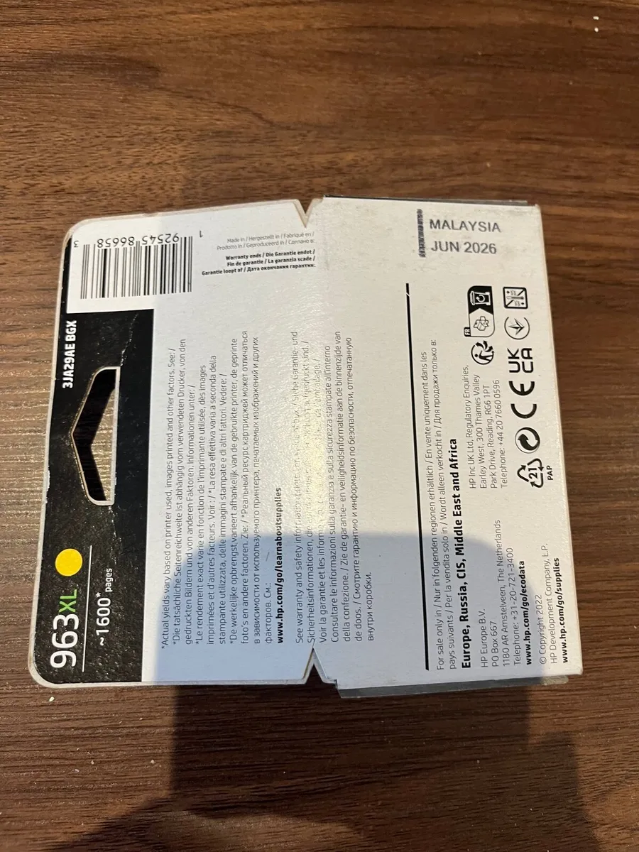 HP Original 963XL (3JA29AE) Yellow Ink Cartridge - Image 2