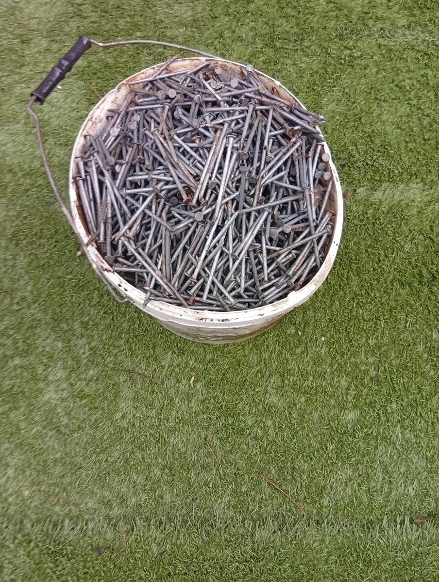 New Galvanised Rust Resistant Round Building Nails - Image 3