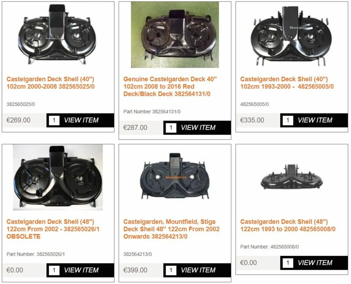 36" Castelgarden Mountfield Stiga Alpina Deck - Image 4