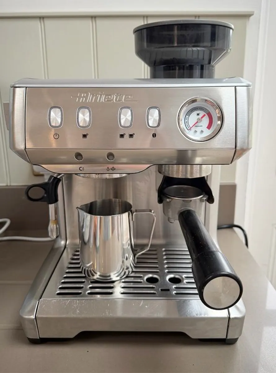 Ariete METAL Espresso Coffee Maker with Grinder - Image 1