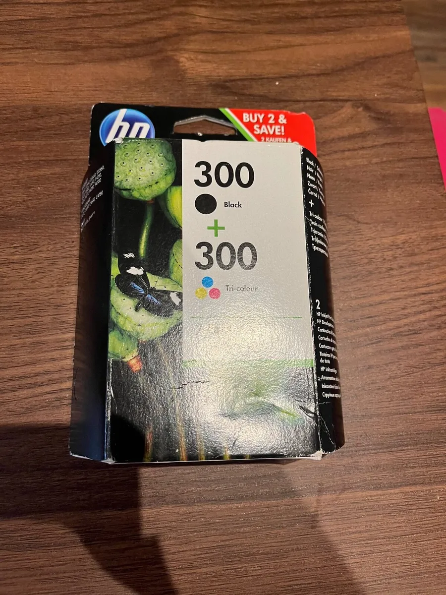 HP 300 Black & Colour Inkjet Cartridge Twin Pack - Image 1