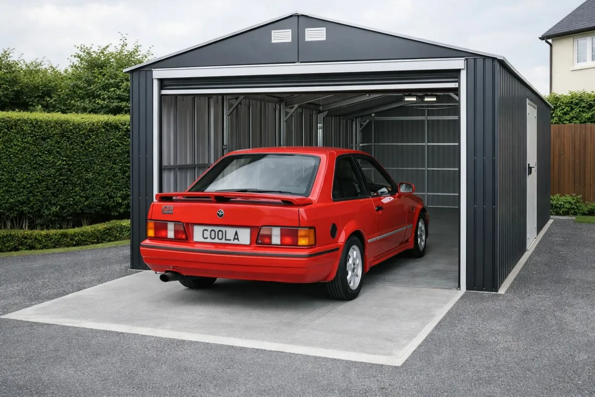 12×20 Olympian Steel Car Garage Stock in Feb 14th - Image 2